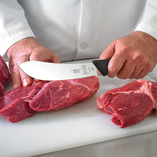 Mercer BPX Butcher 8 Inch Knife M13715 - Polished X50CrMoV15 Stainless Blade For Precise Cutting by Mercer