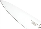 Mercer Genesis Chef's 8-Inch Knife M20608 - Satin X50CrMoV15 Stainless Blade With Black Santoprene Handle by Mercer