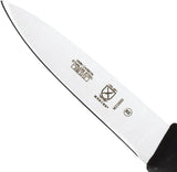 Mercer Millennia Paring Knife - 3 Inch Satin Blade With 7 Inch Overall Length Black Santoprene Handle Japanese Steel by Mercer