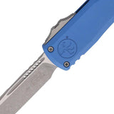 Microtech Ultratech Gen III ZBP OTF Knife Automatic Opening Blue Aluminum Handle For Tactical Enthusiasts by Microtech