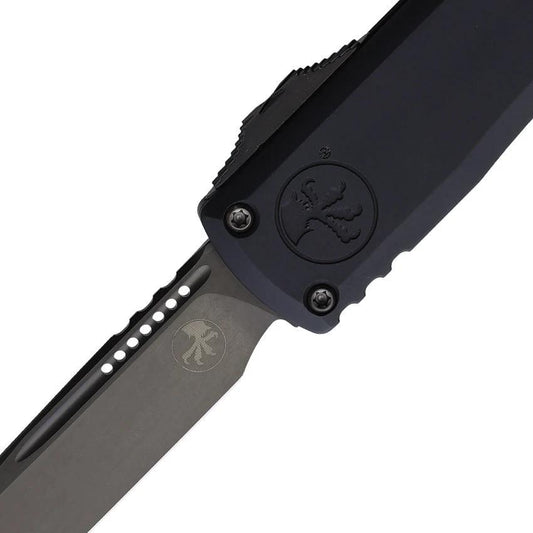 Microtech Auto Ultratech Gen III EDC Knife With Automatic Opening For Tactical Pros Premium Black DLC M390 Blade by Microtech