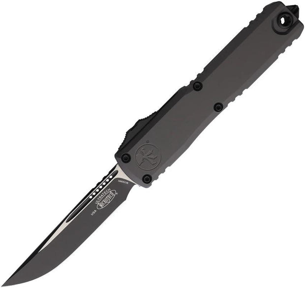 Microtech Ultratech Gen III ZBP Automatic OTF Knife Bohler M390MK Blade Gray Aluminum Handle Glassbreaker For Tactical by Microtech