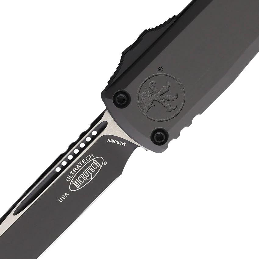 Microtech Ultratech Gen III ZBP Automatic OTF Knife Bohler M390MK Blade Gray Aluminum Handle Glassbreaker For Tactical by Microtech