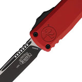 Microtech Auto Ultratech Gen III ZBP OTF Knife With Bohler M390MK Blade Red Aluminum Handle Glass Breaker For EDC by Microtech