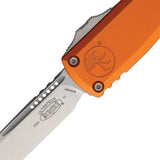 Microtech Ultratech Auto OTF Knife 11214 10OR Orange Aluminum Handle Glass Breaker EDC by Microtech
