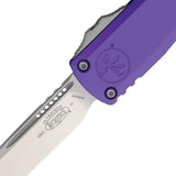 Microtech Auto Ultratech SE Gen IV OTF Knife With Purple Aluminum Handle 3.5 Inch M390MK Blade Glass Breaker EDC Ready by Microtech