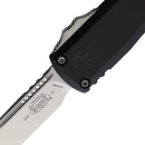 Microtech Ultratech Auto OTF Knife With M390 Blade Glass Breaker Black Aluminum Handle For Tactical EDC Enthusiasts by Microtech