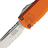 Microtech Ultratech Auto OTF Knife For EDC Enthusiasts Orange Aluminum Handle M390 Glass Breaker 11214 11OR by Microtech