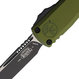 Microtech Ultratech Auto Gen IV OTF Knife 11214 1OD Two Tone M390 Blade OD Green Aluminum Handle For EDC Enthusiasts by Microtech