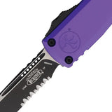 Microtech Ultratech Auto OTF Knife Gen IV Two Tone M390MK Blade Purple Aluminum Handle Glass Breaker Tactical EDC by Microtech