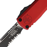 Microtech Auto Ultratech SE Gen IV OTF Knife Three Point Five Inch Blade M390 Glass Breaker Red Aluminum EDC by Microtech