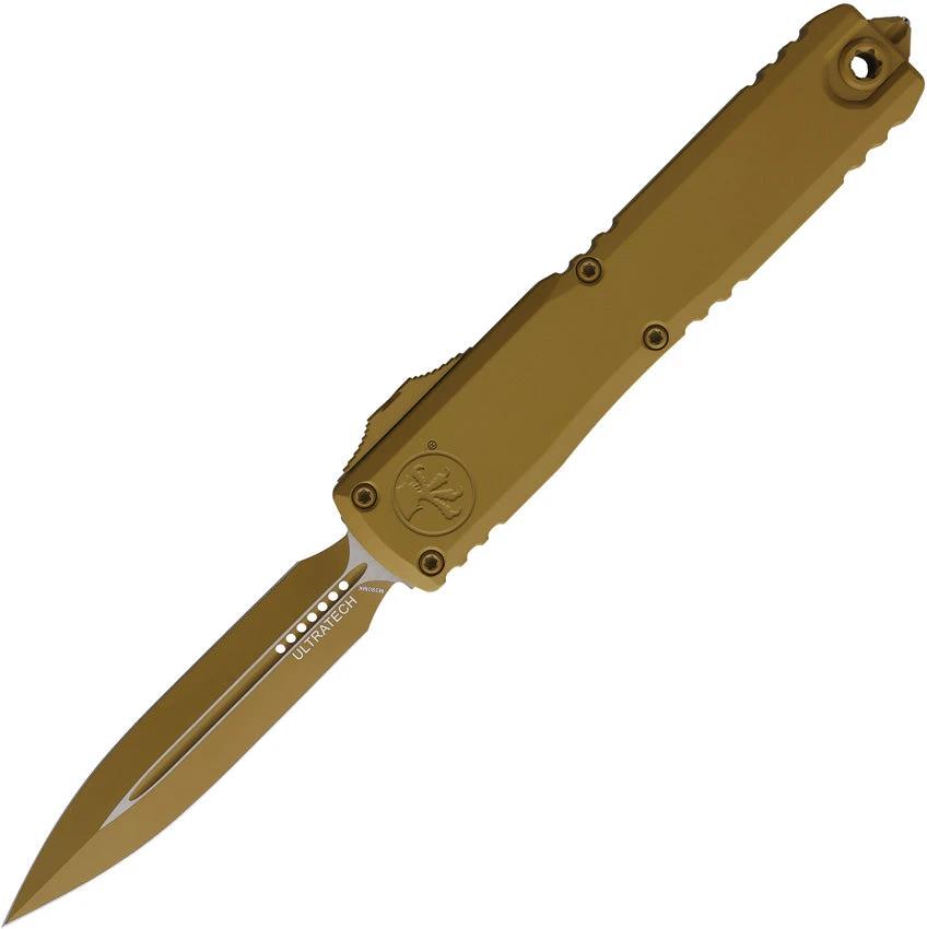 Microtech Ultratech Auto Knife Gen III ZBP M390MK Blade Cerakote Finish Glass Breaker EDC by Microtech