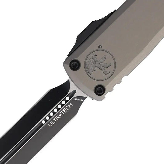 Microtech Auto Ultratech Gen III ZBP OTF Knife M390 Blade for EDC Enthusiasts Zero Blade Play Dual Fuel Drive by Microtech