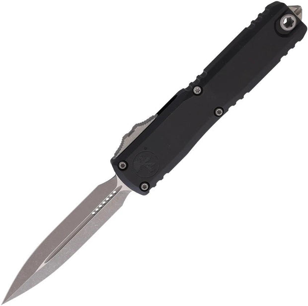 Microtech Ultratech Gen IV D E OTF Knife For Tactical Enthusiasts With Glass Breaker M390MK Blade Apocalyptic Finish by Microtech