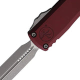Microtech Auto Ultratech Gen IV OTF Knife For Collectors With Glass Breaker And Apocalyptic M390 Blade Merlot Aluminum by Microtech