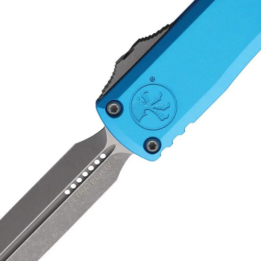 Microtech Ultratech Gen IV OTF Knife Automatic Opening Turquoise Aluminum Handle M390MK Blade for Collectors by Microtech