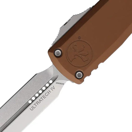 Microtech Auto Ultratech Gen IV OTF Knife Automatic Opening M390 Blade Aluminum Handle for Tactical EDC Enthusiasts by Microtech