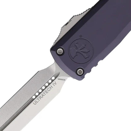 Microtech Ultratech Auto Gen IV D E OTF Knife With Bohler M390 Blade Graphite Aluminum Handle For Tactical EDC Enthusiasts by Microtech