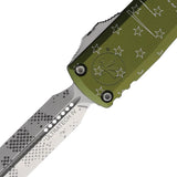 Microtech Ultratech Auto Knife Gen IV DE 3.5 Inch Bohler M390 Blade OD Green Hero Handle EDC Tactical by Microtech