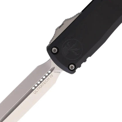 Microtech Ultratech Gen IV Auto Knife Double Edge 11224-10 For EDC Enthusiasts With M390 Blade Glass Breaker Pocket Clip by Microtech