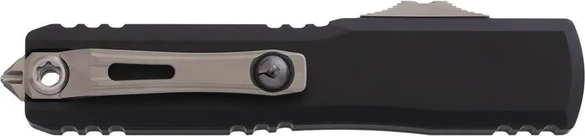 Microtech Ultratech Gen IV Auto Knife Double Edge 11224-10 For EDC Enthusiasts With M390 Blade Glass Breaker Pocket Clip by Microtech