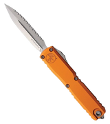 Microtech Ultratech Auto Gen IV OTF Orange Handle 3.5 Inch M390MK Stainless Dagger Blade For Collectors by Microtech