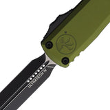 Microtech Ultratech Gen IV Automatic OTF Knife with Double Edge Blade, OD Green Handle, and Glass Breaker by Microtech