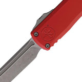 Microtech Ultratech Auto OTF Knife Gen III ZBP Red Aluminum Handle Glass Breaker EDC Enthusiast Premium by Microtech