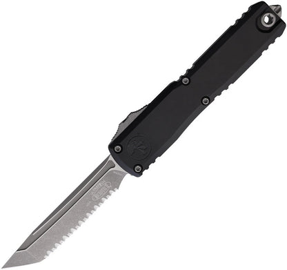 Microtech Auto Ultratech Gen III ZBP OTF Knife For Tactical Pros Automatic Opening Dual Fuel Drive M390 Serrated Tanto by Microtech