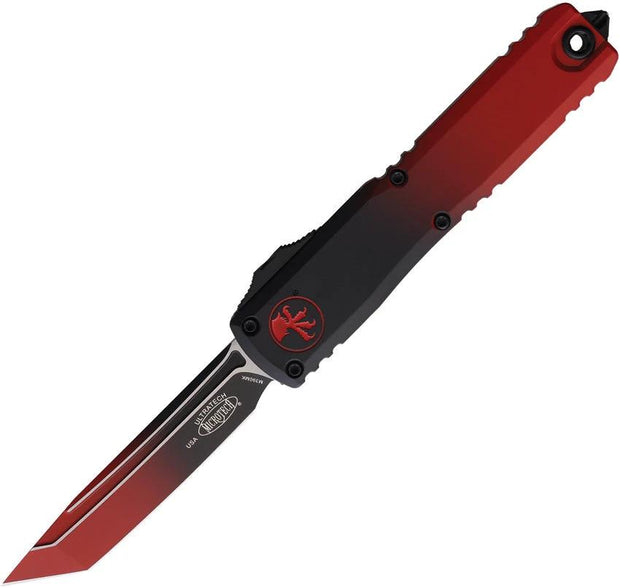 Microtech Ultratech Automatic OTF Knife ZBP 5in Closed 3.5in M390 Blade Aluminum Handle Glass Breaker EDC Enthusiasts by Microtech