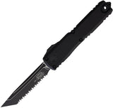 Microtech Ultratech Auto OTF Knife Gen III ZBP Two Tone Serrated M390MK Glass Breaker For Tactical Enthusiasts by Microtech