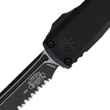 Microtech Ultratech Auto OTF Knife Gen III ZBP Two Tone Serrated M390MK Glass Breaker For Tactical Enthusiasts by Microtech