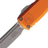 Microtech Ultratech Auto OTF Knife Gen IV Apocalyptic M390 Tanto Orange Aluminum Handle For Tactical Enthusiasts by Microtech