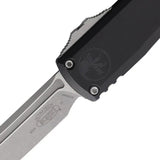 Microtech Auto Ultratech Gen IV OTF Knife Automatic Opening M390 Blade Black Aluminum Handle For Tactical EDC by Microtech