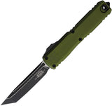 Microtech Ultratech Auto Gen IV OTF Knife With Automatic Opening M390MK Blade OD Green Aluminum Handle EDC by Microtech