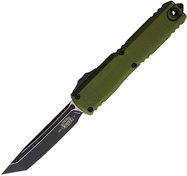 Microtech Ultratech Auto Gen IV OTF Knife With Automatic Opening M390MK Blade OD Green Aluminum Handle EDC by Microtech