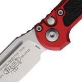 Microtech Auto LUDT Gen III 1135 10RD Automatic Knife For EDC Enthusiasts With M390 Blade Red Aluminum Handle by Microtech