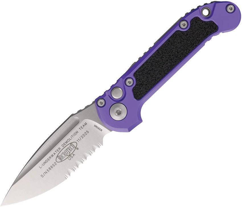 Microtech Auto LUDT Button Lock GenIII 1135-11PU by Microtech