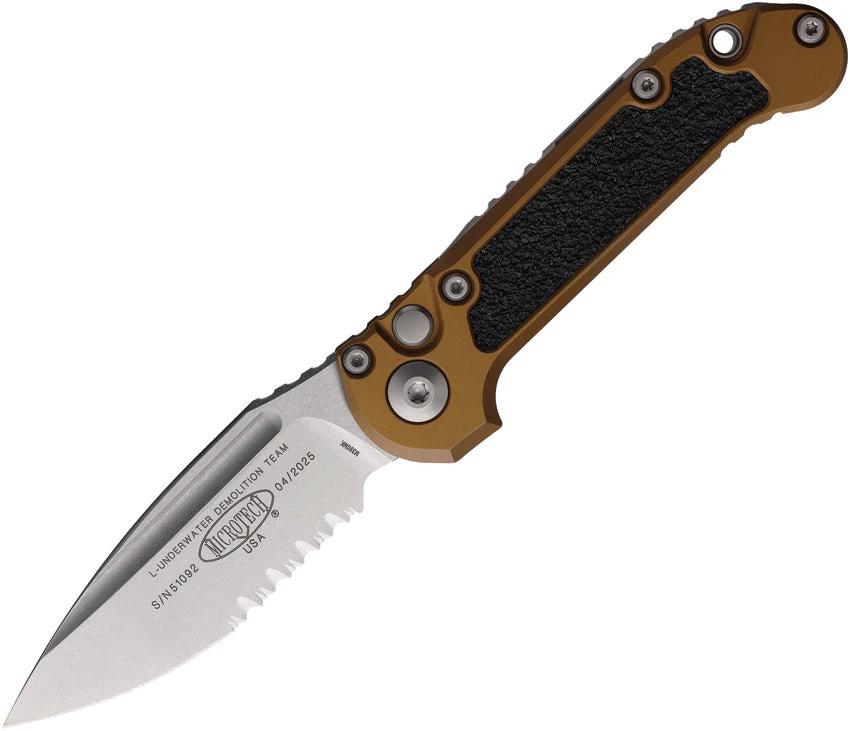 Microtech Auto LUDT Button Lock GenIII 1135-11TA by Microtech