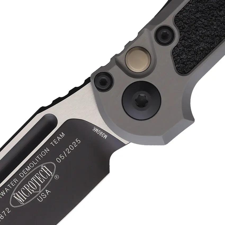 Microtech Auto LUDT Button Lock Gen III 1135 1NC Automatic Knife With Two Tone Bohler M390MK Blade For EDC by Microtech