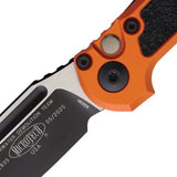 Microtech Auto LUDT Gen III Button Lock 1135 1OR Orange Handle Two Tone Bohler M390MK Blade EDC Knife by Microtech