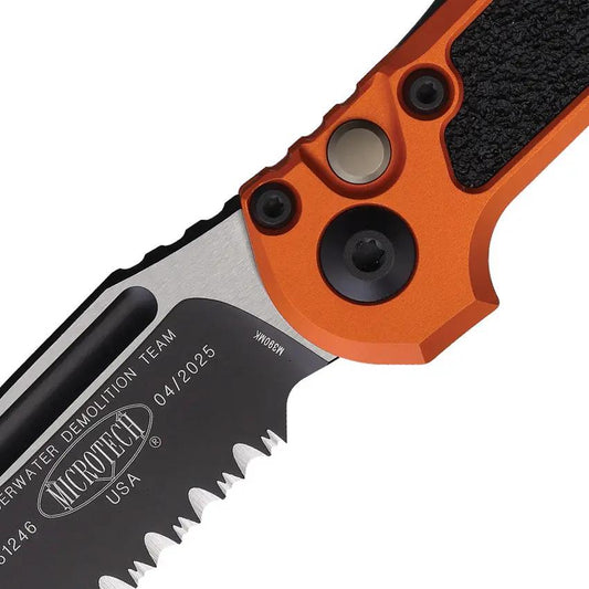 Microtech Auto LUDT GenIII 1135-2OR Automatic Knife Orange Handle M390 Tactical EDC by Microtech