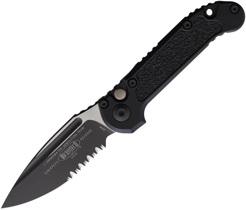 Microtech Auto LUDT Gen III Button Lock Tactical Knife Automatic Opening Premium M390 Blade For Enthusiasts by Microtech