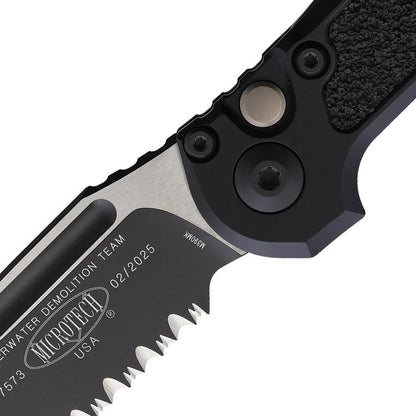 Microtech Auto LUDT Gen III Button Lock Tactical Knife Automatic Opening Premium M390 Blade For Enthusiasts by Microtech