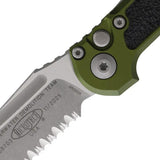 Microtech Auto LUDT Gen III Tactical Knife Automatic Opening, 4.5in Closed, Apocalyptic M390 Blade, Partially Serrated by Microtech