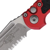 Microtech Automatic Opening LUDT Button Lock Gen III EDC Tactical Knife With Apocalyptic Finish by Microtech