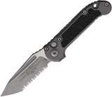 Microtech Auto LUDT Gen III Button Lock Knife Automatic Opening 4.5in Closed 3.5in M390 Serrated Tanto For Tactical by Microtech