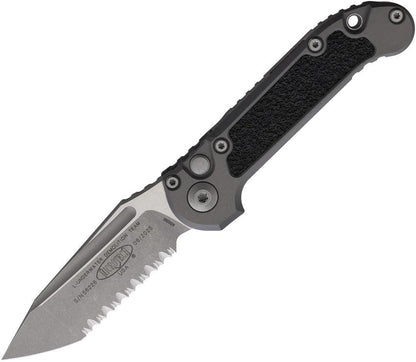 Microtech Auto LUDT Gen III Button Lock Knife Automatic Opening 4.5in Closed 3.5in M390 Serrated Tanto For Tactical by Microtech