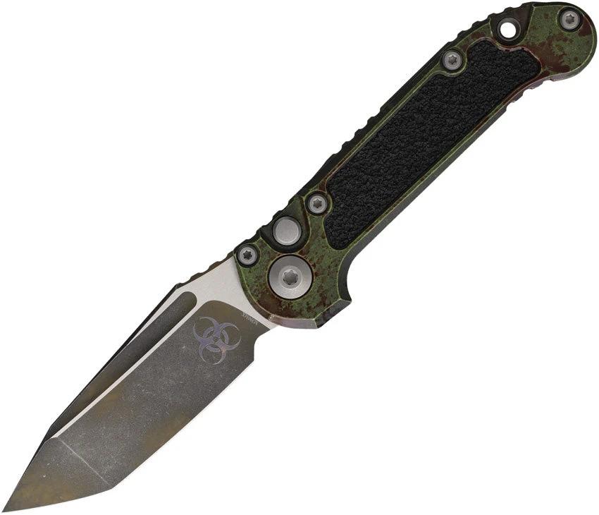 Microtech Auto LUDT Gen III Automatic Knife With 3.5 Inch M390MK Tanto Blade And 4.5 Inch Closed For EDC Enthusiasts by Microtech