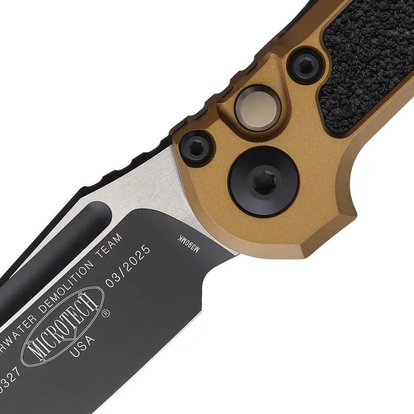 Microtech Auto LUDT Button Lock Gen III 1136-1TA For EDC Enthusiasts Premium M390MK Tanto by Microtech